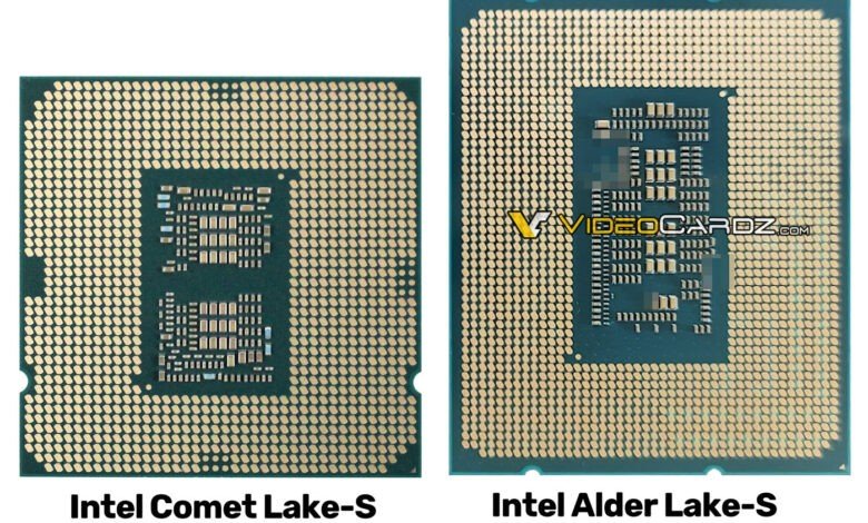 Intel Alder Lake S CPU photo large